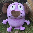 Share 25cm Courage The Cowardly Dog Plush Toy  Cartoon Collectible  Cute Gift