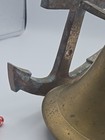 Solid Brass Ship Bell Anchor Wall Door Hanging Mount Nautical Boating
