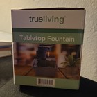 Trueliving Zen Resin Gray Tabletop Fountain  Battery-operated Aa 4 75x6in