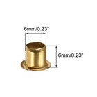 6mm X 6mm Through Hole Copper Hollow Rivets Grommets Circuit Board Pcb 200pcs