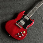 Cherry Red Sg Angus Young Electric Guitar Bone Nut Usa In Stock Free Shipping