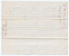 Rare Advertising Billhead Merry  The Hatter - Hats - Portland Maine  Me 1881