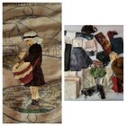 Rug Hooking  stained Glass Drummer Boy  W Wool 15 25  Jane Mcgown Flynn Cs602 
