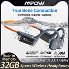 Mpow 32g Bone Conduction Wireles Earphone Headset Sport Swim Bluetooth Headphone