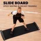 6ft Slide Board With End Stops Sliding Bootiesbalance Training  skating Hockey  
