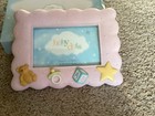 Baby Dots 4 X 6 Photo Frame Resin Pink Nursery Amscan