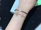 Sterling Silver Love Bracelet  Rose Gold Color Bracelet 3 65mm With Original Box