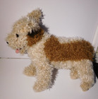 Large Ty Shaggy Dog - Tongue Sticking Out Used 17  Nose To Tail Used