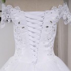 Ball Gown Off Shoulder Wedding Dresses Beaded Lace Applique Bridal Gowns Custom