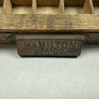 Pre 1945 Hamilton Mfg Co Wood Printers Type Letterpress Drawer 32x20 - 147 Slots