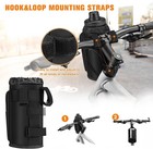Bike Cup Holder Universal Water Bottle Holder With Phone Pockets Cruiser Scooter