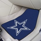 Fanmats Nfl Unisex-adult Front Carpet Car Mat Set - 2 Pieces Dallas Cowboys