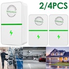 2 4pcs Pro Power Saver Energy Saver Household Power Saver Electricity Saving