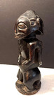 Vintage Beautiful Kabeja Figure Janus Statue Congo African Tribal Art Primitive