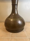 Antique Hand Hammered Copper   Brass Water Pitcher vase 19x14-16lb