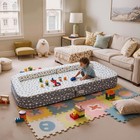 Toddler Travel Bed   Sofa Portable Foldable Kids Play Mat 3-in-1 Lightweight