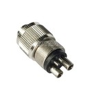 Dental 4 Hole To 2 Hole High Speed Handpiece Tubing Adapter Changer Connector Us