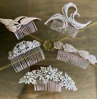 Stephanie Browne Swarovski Crystal Hairpiece Combs Wedding special Event