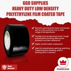 T r u  Heavy-duty Greenhouse Repair Weatherseal Film Tape 3  X 36yds Clear