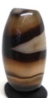 Ancient Rare Western Asian Banded Agate Eye Bead 24 2mm 13 6mm