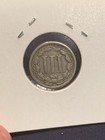 1865 3 Cent Nickel Piece See Pics