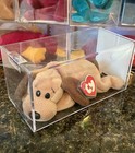 Authenticated  rare  Mwmt-mq Bones The Dog      3rd 1st Gen Ty Beanie Baby Babies