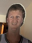 Vintage 1987 Larry Bird Nba Measure Up Life-size Cardboard Standup Good Cond 