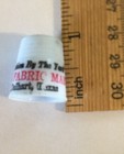 The Fabric Mart Dalhart Texas Thimble Vintage Souvenir Collectible