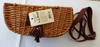 Vintage Split Willow Wicker Fishing Creel From L L Bean New Old Stock With Tag