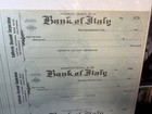 1920 s Bank Of Italy Pristine Unused Bank Checks Checkbook Sacramento California