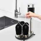 5 Brush Glass Washer Countertop Restaurant Bar Electric Glass Washer       
