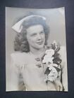 Vintage 1940s Family Photo Woman Posing For Photo