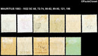 Mauritius 1883-1922 Sc 68 72-74 80-82 89-90 121 196 Mint 11 Stamps F vf