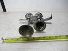 K204  Rivco Products Motorcycle Harley  Duel Chrome Air Horn W caps Used Loud