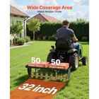 Uimoso 32 In Tow-behind Plug Aerator With Universal Hitch For Lawn Care