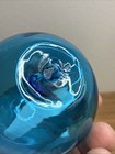 Japanese Blue Glass Fishing Net Float Buoy 3  Hand Blown Ball