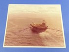 Lot Of 4 Vtg Military Photos 8 X 10 Oklan Fishing Vessel Air Craft Carrier