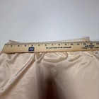Lorraine Half Slip Skirt Women Medium Vintage Nude Lace Trim Side Slit