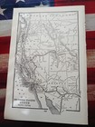 1904 Railroad Map Southern Pacific System West All Lines Stations Ca Nv Az Wa Or