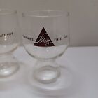 Pair Of Vintage Blatz Beer Milwaukee s Finest Glass Cool Shape Federal Glass