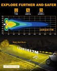 4pcs Auxbeam 5 Inch 172w Led Side Shooter Amber white Pod Lights W  Amber Drl