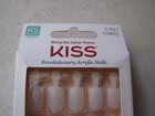 1 Kiss Salon Acrylic Nails Ksan01 Real Short 67897  28 Glue On Nails Can Polish