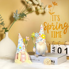 2 Pcs Spring Summer Gnome Decoration  Exquisite Smaller Size 7 5  Spring   Summe