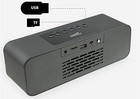 Portable Bluetooth Stereo Speaker  With 2x5w Acoustic Drivers  Dual Subwoofer