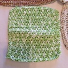 Lot Of 7 New Handmade Knitted Crocheted Dish Wash Cloths Reusable Cottagecore 