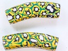 Rare Antique Venetian Rectangular Elbow Millefiori African Trade Beads Y23_0208