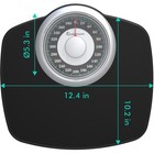 A25t Scales For Body Weight - Up To 400 Lb - 5 3  Dial On 12 4  X 10 2  Platf   