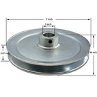 Ab700-1 Single Groove Web Sheaves7  Od 1 Inch Bore V Belt Pulleymotor Pulley    