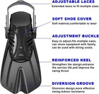 Diving Fins Snorkeling Gear For Adults Snorkel Fins    swim Fins Open  Adjustable 