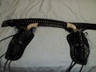 Lone Ranger Like Holster With Two Revolvers